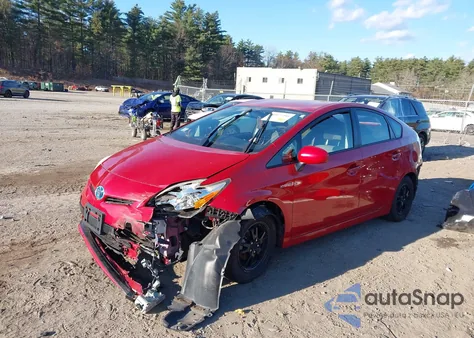 2013 Toyota Prius Two z USA, uszkodzony, nr VIN JTDKN3DUXD0340528